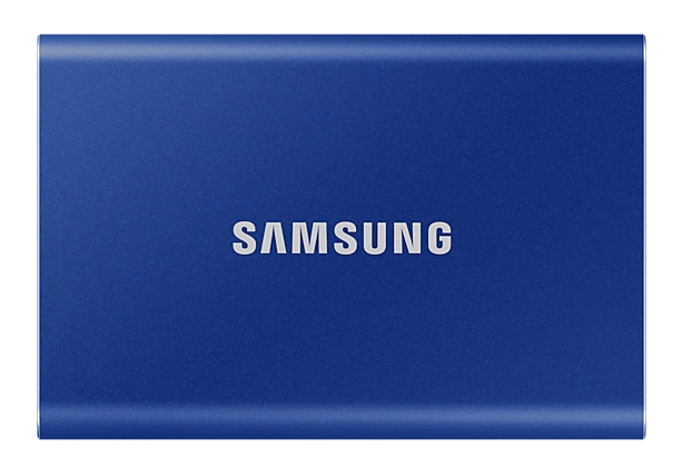 SSD. extern SAMSUNG T7, 2TB, USB 3.2 gen 1, R/W: 1050/1000 MB/s, albastru, "MU-PC2T0H/WW"