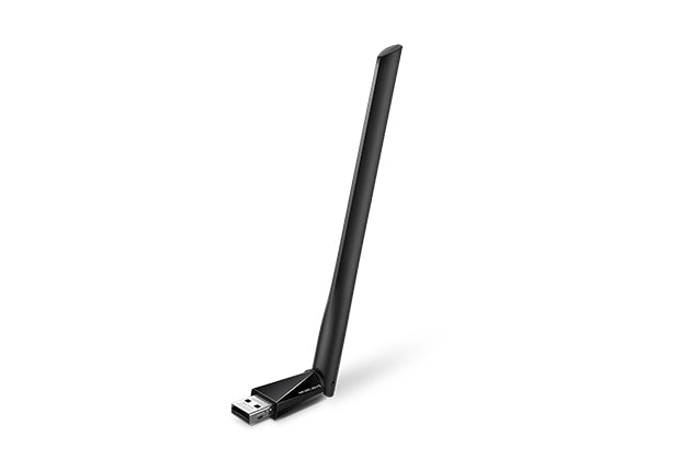 ADAPTOR RETEA MERCUSYS , extern wireless 2.4 GHz | 5 GHz, USB 2.0, port, 650 Mbps, antena externa x 1, "MU6H"