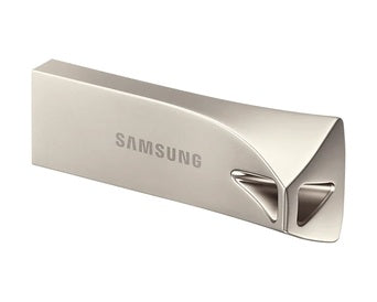 MEMORIE USB SAMSUNG 256 GB, USB 3.1, profil mic, carcasa metalica, auriu, "MUF-256BE3/APC"