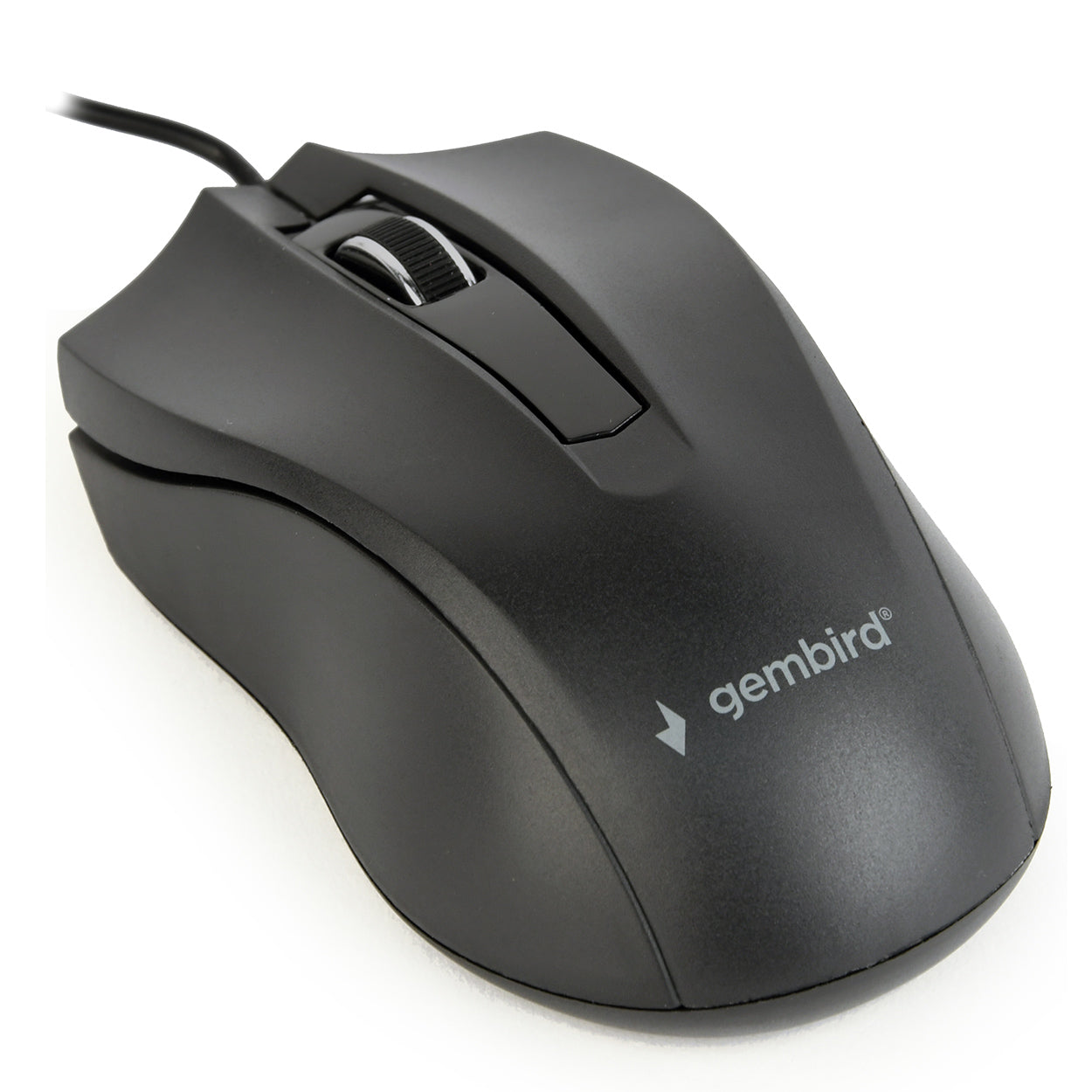MOUSE GEMBIRD, PC sau NB, cu fir, USB, optic, 1000 dpi, butoane/scroll 3/1, , negru, "MUS-3B-01"