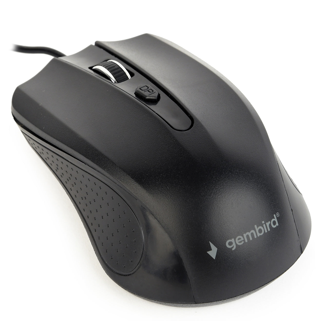 MOUSE GEMBIRD, PC sau NB, cu fir, USB, optic, 1200 dpi, butoane/scroll 4/1, , negru, "MUS-4B-01"