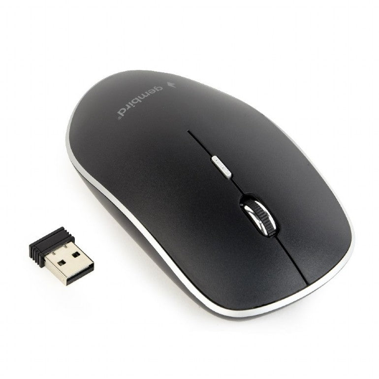 MOUSE GEMBIRD, PC sau NB, wireless, 2.4GHz, optic, 1600 dpi, butoane/scroll 4/1, , negru, "MUSW-4B-01"