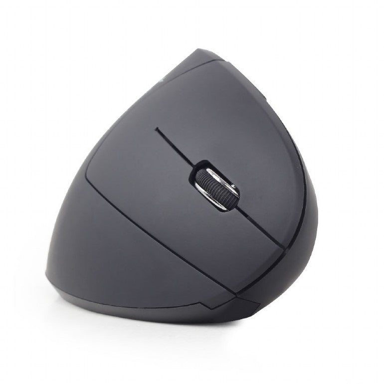 MOUSE GEMBIRD, PC sau NB, wireless, 2.4GHz, optic, 1600 dpi, butoane/scroll 6/1, ergonomic, negru, "MUSW-ERGO-01"