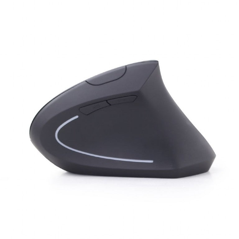 MOUSE GEMBIRD, PC sau NB, wireless, 2.4GHz, optic, 1600 dpi, butoane/scroll 6/1, ergonomic, negru, "MUSW-ERGO-01"