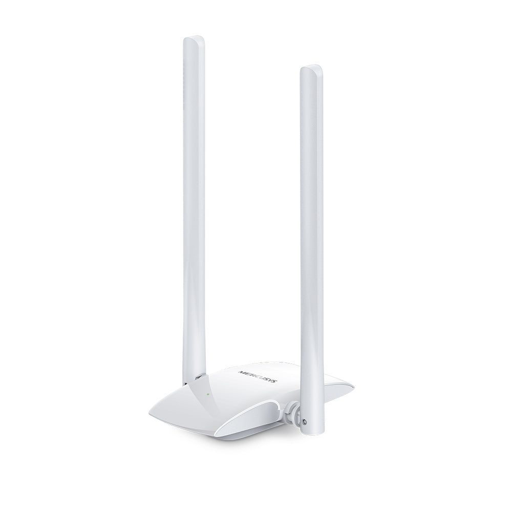 ADAPTOR RETEA MERCUSYS , extern wireless 2.4 GHz, USB 2.0, port, 300 Mbps, antena externa x 2, "MW300UH"