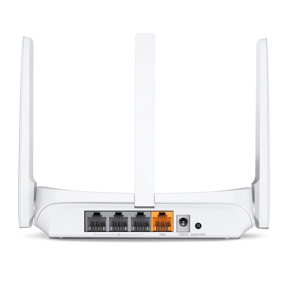 ROUTER MERCUSYS wireless 300Mbps, 1 x 10/100Mbps WAN, 3 x 10/100Mbps LAN, 3 x antene externe "MW306R"