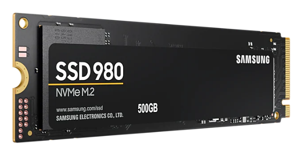 SSD SAMSUNG, 980, 500GB, M.2, PCIe Gen3.0 x4, V-Nand 3bit MLC, R/W: 3100 MB/s/2600 MB/s "MZ-V8V500BW"