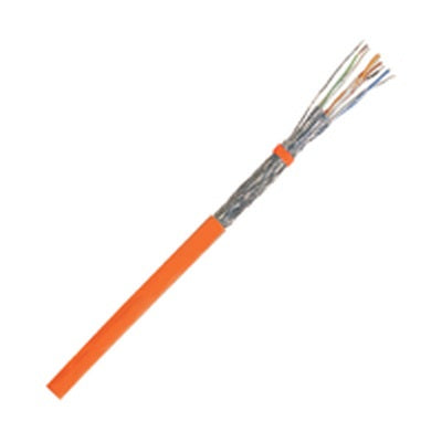 1 m Cablu FTP Nexans, Cat7, 500 m, Cupru, solid, AWG23, portocaliu, vanzare la rola 500m, "N100.366-OD" – Role cablu UTP/ FTP