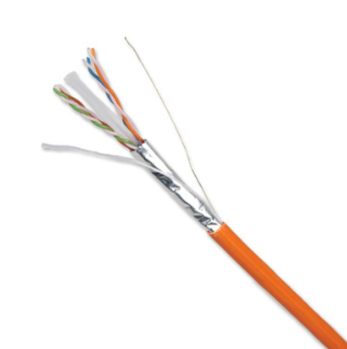 1 m Cablu Nexans cupru F1/UTP Cat 6a AWG23 LSZH Portocaliu LANmark Rola 500 metri Full cupru, vanzare la rola 500m
