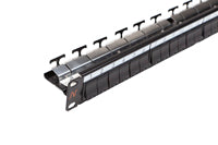 Patch Panel neechipat | Modular | Cat 5, 6, 6A, 7, 7A | Cupru | 24 | Snap-in | LANmark | Negru