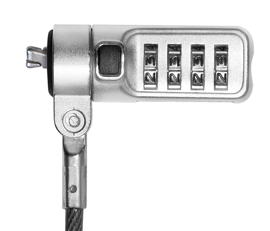 CABLU securitate LOGILINK pt. notebook, slot Wedge (Noble Lock), cifru cu patru discuri, cablu otel, "NBS010"