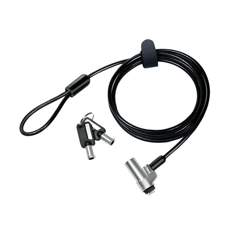 CABLU securitate LOGILINK pt. notebook, slot nano, 2 chei standard, 1.8m, cablu aliaj-zinc, permite pivotant si rotire, "NBS013"
