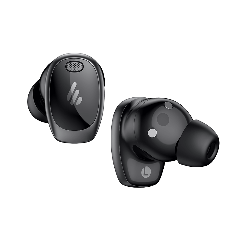 CASTI Edifier, wireless, intraauriculare - butoni, pt smartphone, microfon pe casca, conectare prin Bluetooth 5.4, negru, USB-C, ANC, IP55, "NEODOTS-BK", (include TV 0.15 lei)