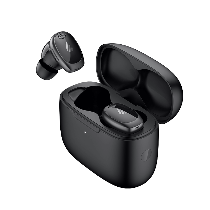 CASTI Edifier, wireless, intraauriculare - butoni, pt smartphone, microfon pe casca, conectare prin Bluetooth 5.4, negru, USB-C, ANC, IP55, "NEODOTS-BK", (include TV 0.15 lei)
