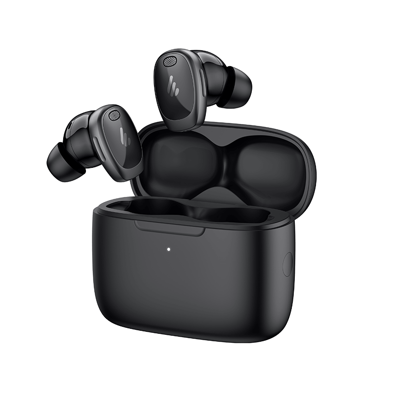 CASTI Edifier, wireless, intraauriculare - butoni, pt smartphone, microfon pe casca, conectare prin Bluetooth 5.4, negru, USB-C, ANC, IP55, "NEODOTS-BK", (include TV 0.15 lei)