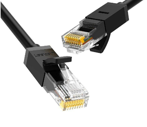 PATCH CORD UTP Ugreen Cat6, "NW102" fire din cupru, viteza maxima 1 Gbps, 3m, negru "20161" - 6957303821617