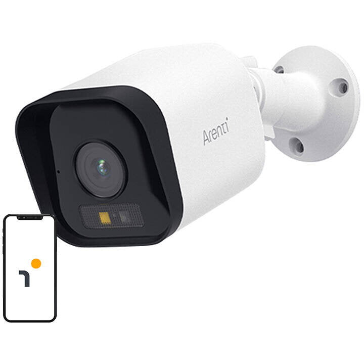 Camera supraveghere Arenti, 2.5K, 4 MP, bullet, wireless 2.4 GHz, BLE 5.0, microSD max 256GB, exterior, night vision 10m, audio bidirectional, compatibil Alexa si Google Assistant, , "O3_Arenti" -
