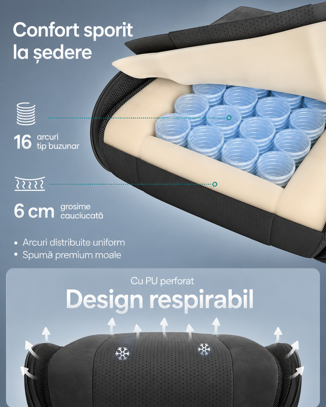 SONGMICS Scaun gaming ergonomic cu suport picioare, spatar reglabil 90-135°, perne lombare si tetiera, 70x70x133 cm, negru