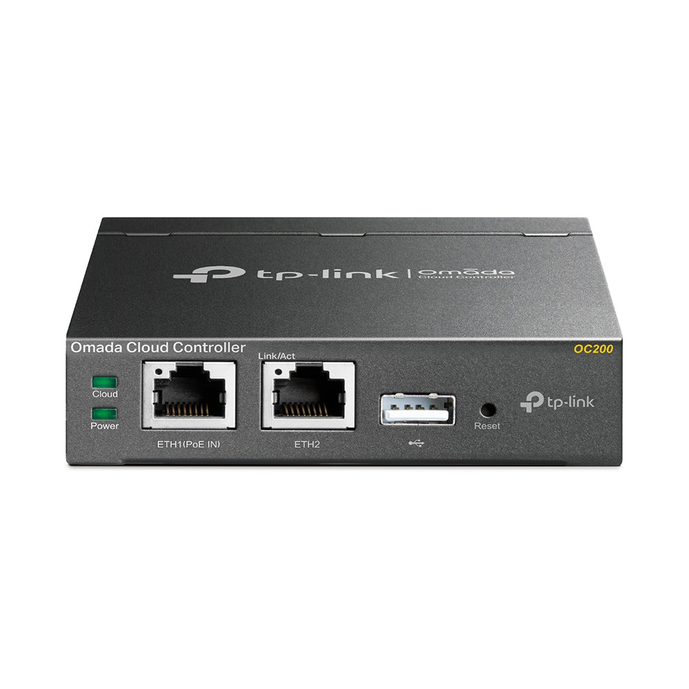 CONTROLLER TP-LINK wireless cloud controler, 2 x 10/100 LAN ports, 1 x USB 2.0, 1 x Mirco-USB, PoE 802.3af or Micro-USB Power Adapter "OC200"