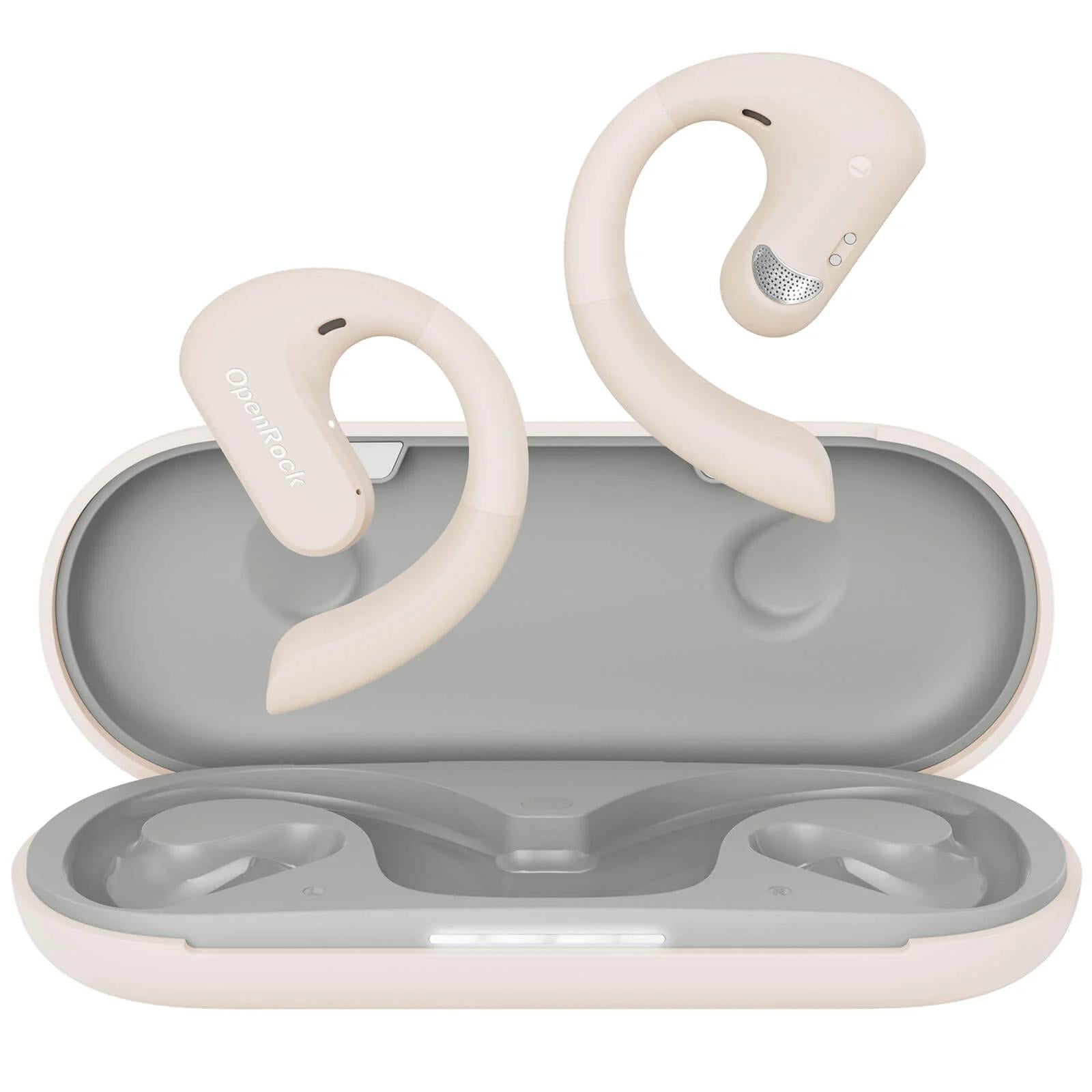 Casca OneOdio wireless, tip butoni - TWS, utilizare smartphone, conectare prin Bluetooth 5.3 , difuzor 16.2 mm, alb, "OpenRock-S-Cream" (timbru verde 0.18lei)
