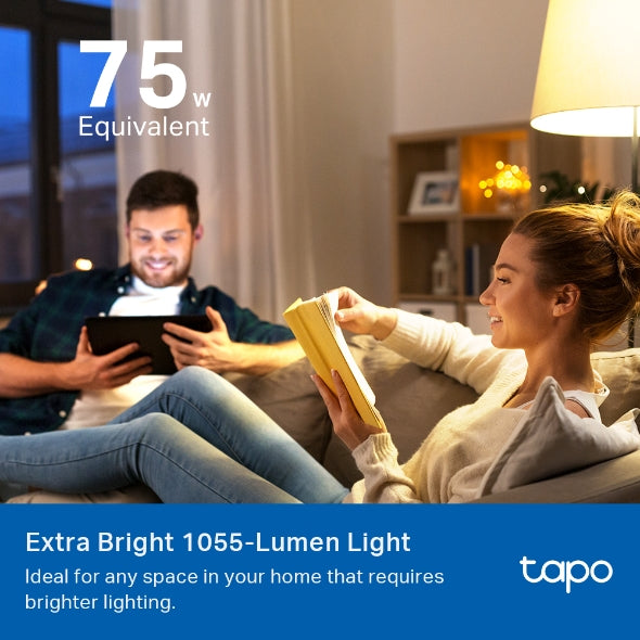BEC LED wireless TP-LINK, 1055lm, 8.6W, E27, intensitate reglabila, control prin smartph.cu apl.Tapo, ajustare auto a luminii in fct. de mom zilei-diferite culori "Tapo L535E" ( timbru verde 0.60 lei)