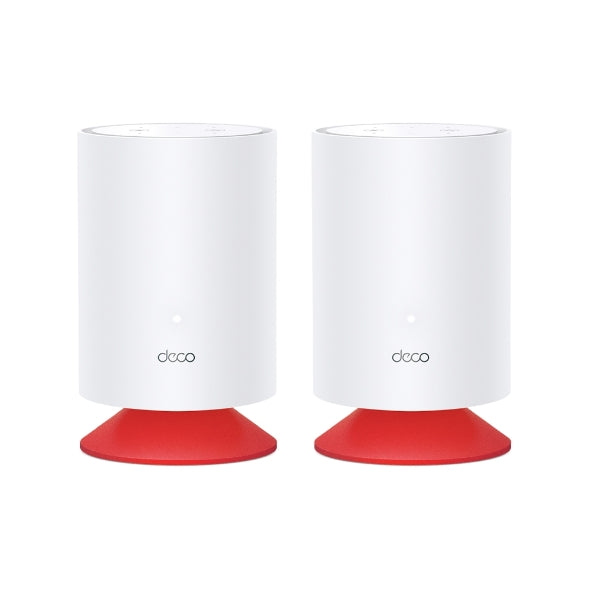MESH TP-LINK, wireless, router AX1800, pt interior,difuzor incorporat,1800 Mbps, port LAN, WAN, 2.4 GHz 5 GHz, antena internax4, standard 802.11ax, "Deco Voice X20(2-pack)"
