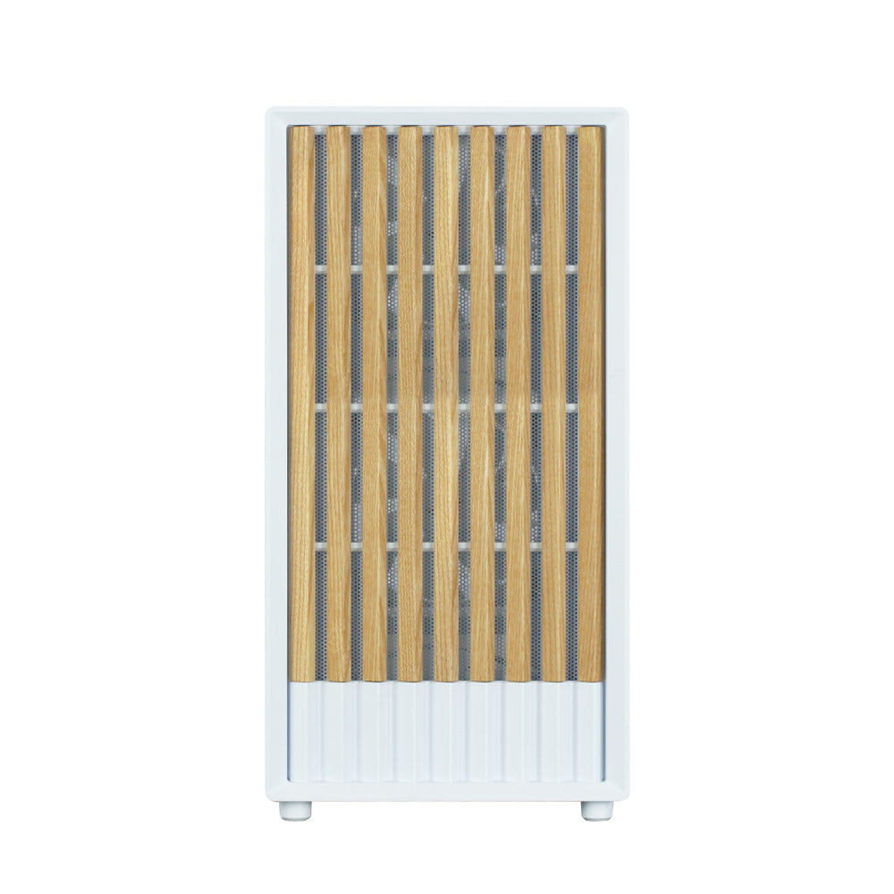 CARCASA Zalman "P10 NAMU", mini tower, gaming, fara sursa, suporta 7xfan, 3xfan inclus, PSU shroud, display 9.1inch, USB Type-C x 1, USB 3.1 gen1, audio+mic, 5 sloturi expansiune, alb, "P10 NAMU White"