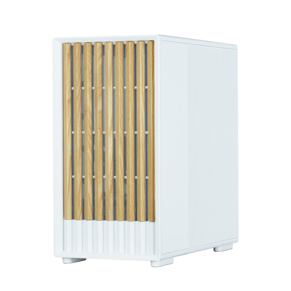 CARCASA Zalman "P10 NAMU", mini tower, gaming, fara sursa, suporta 7xfan, 3xfan inclus, PSU shroud, display 9.1inch, USB Type-C x 1, USB 3.1 gen1, audio+mic, 5 sloturi expansiune, alb, "P10 NAMU White"