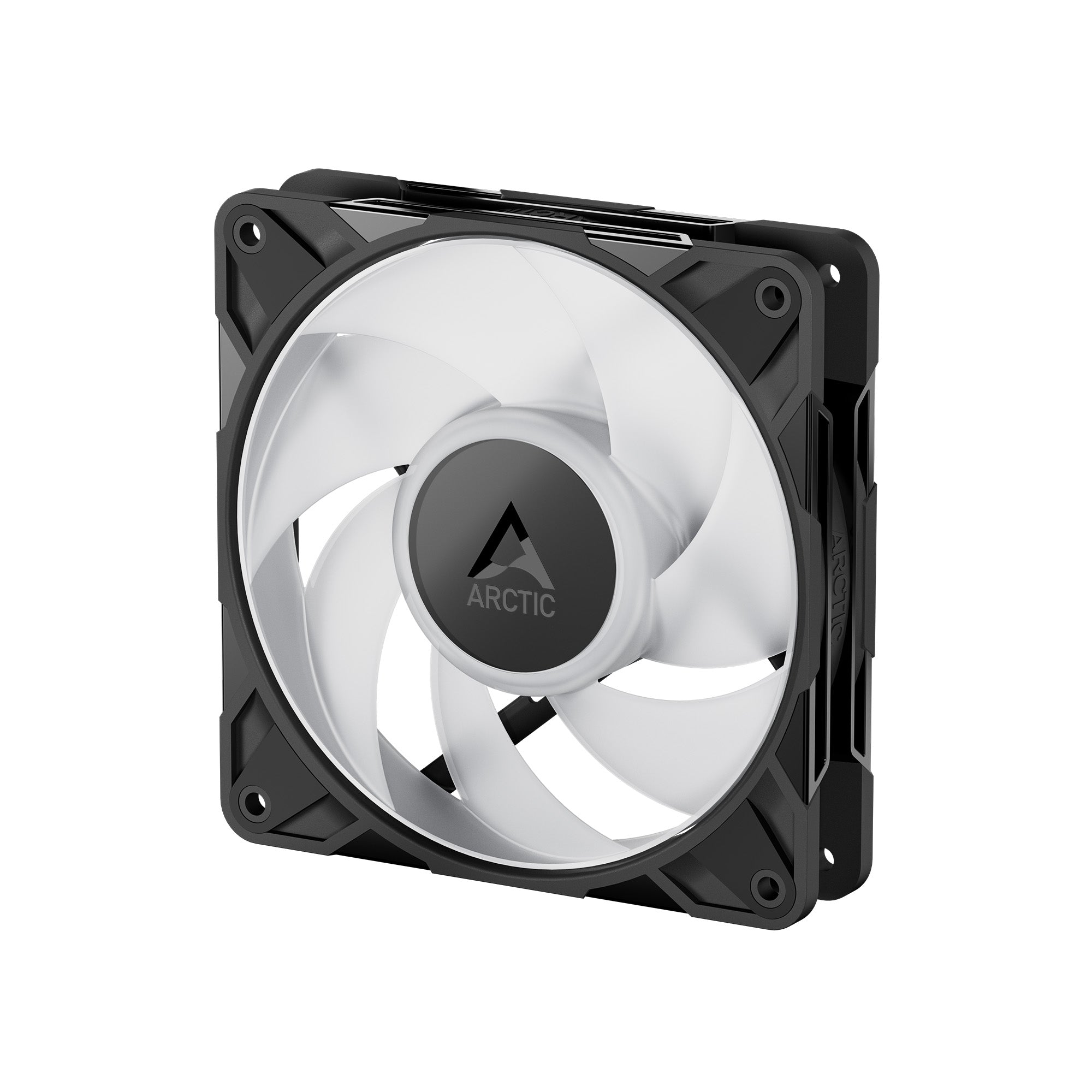 Ventilator Arctic "P12 Pro A-RGB", 120mm, 600 - 3000 RPM, FDB, 77 cfm, 4-Pin A-RGB Plug + 4-Pin Socket, negru, "ACFAN00309A" - 4895265000119