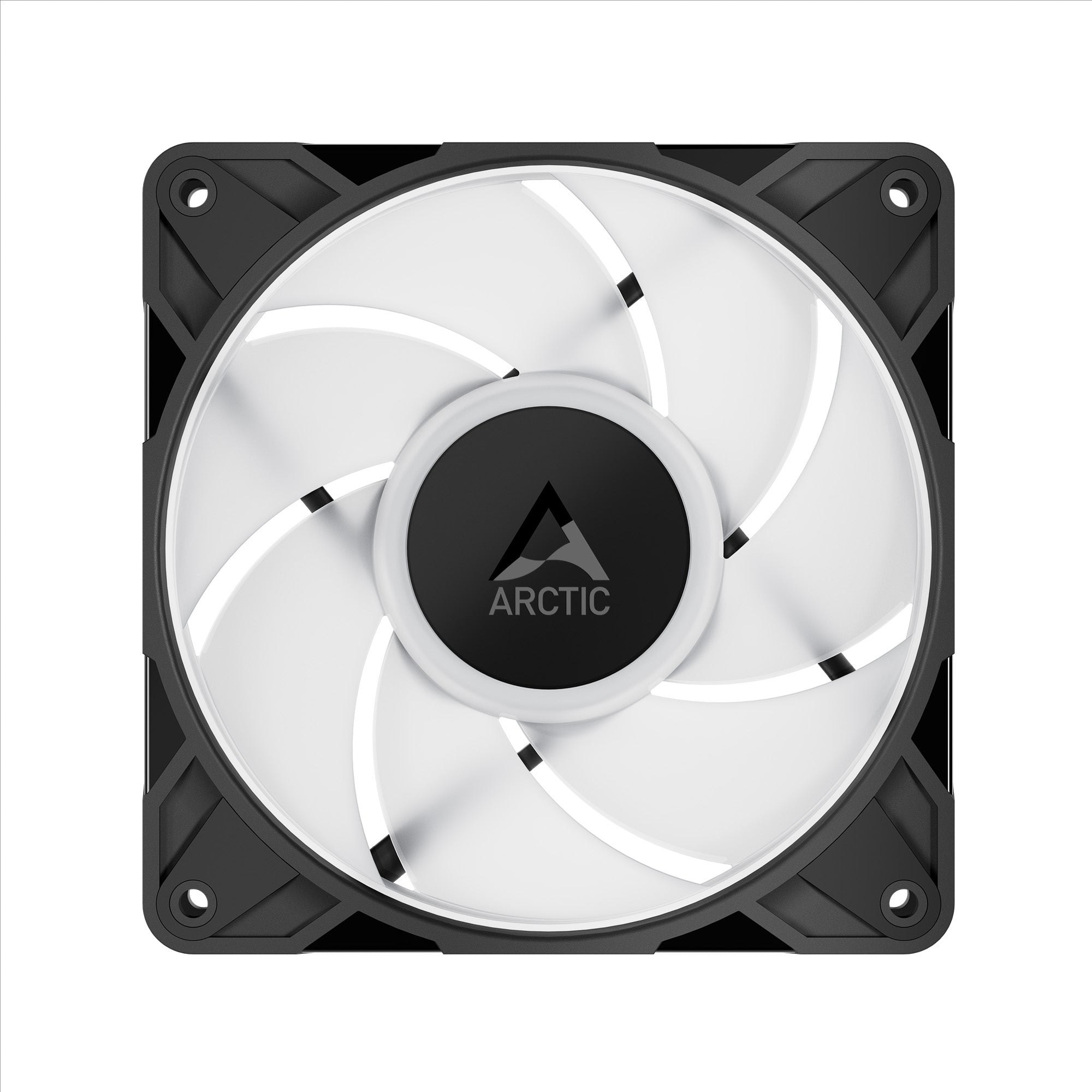 Ventilator Arctic "P12 Pro A-RGB", 120mm, 600 - 3000 RPM, FDB, 77 cfm, 4-Pin A-RGB Plug + 4-Pin Socket, negru, "ACFAN00309A" - 4895265000119