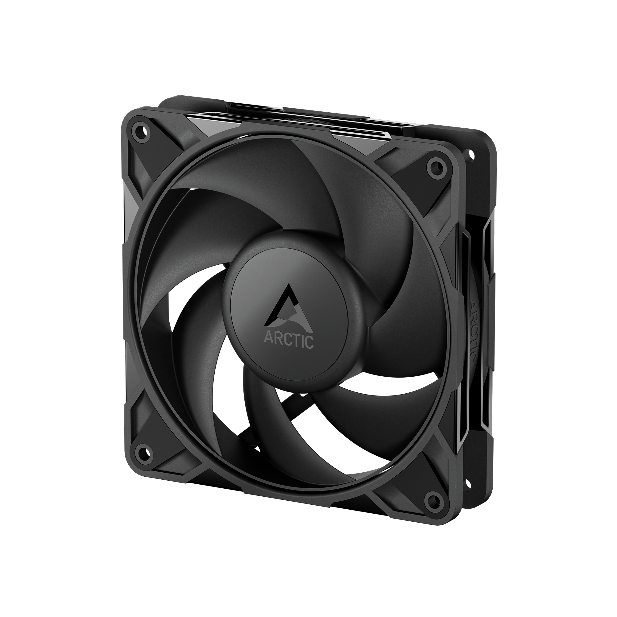 Ventilator Arctic "P12 Pro PST CO", 120mm, 600 - 3000 RPM, Dual Ball Bearing, 77 cfm, 4-Pin Fan Plug + 4-Pin Socket, lungime cablu 400 mm + 80 mm Daisy-Chain, negru, "ACFAN00312A" - 4895265000140