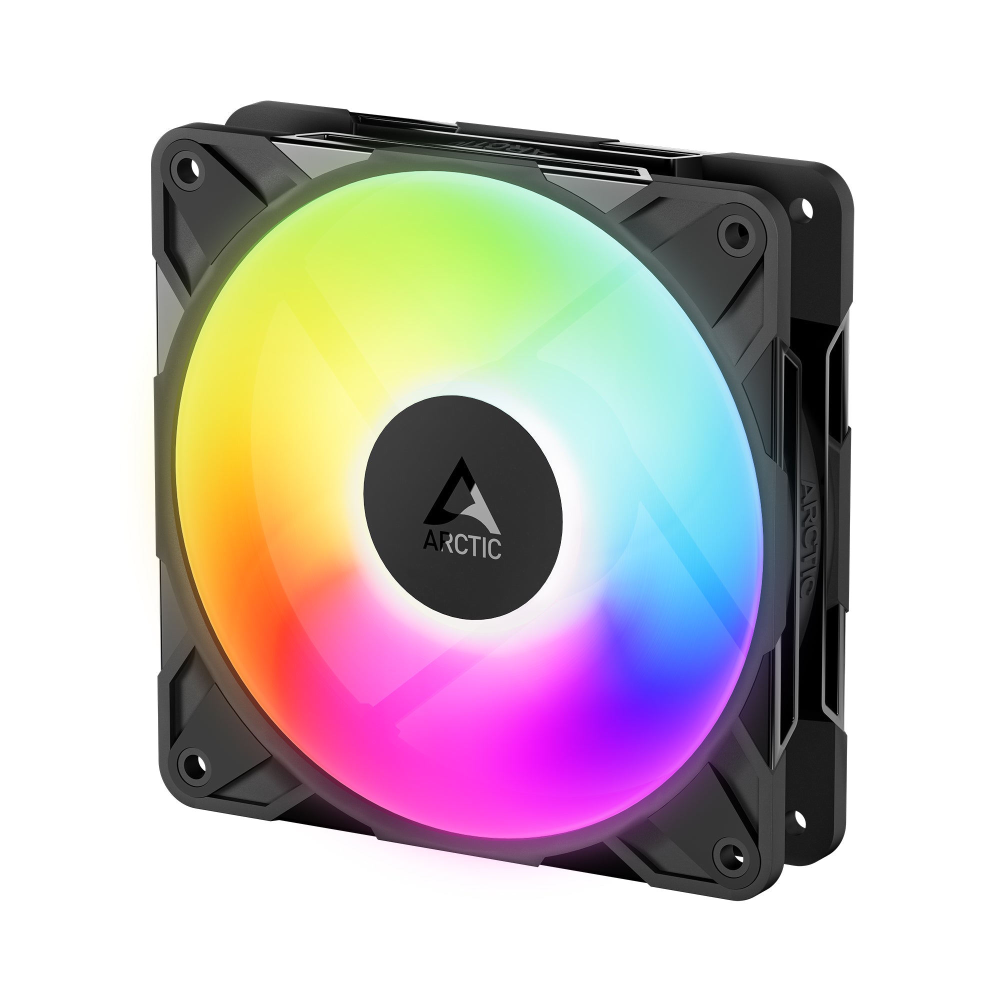 Ventilator Arctic "P14 Pro Reverse A-RGB", 140mm, 400 - 3000 rpm, FDB, 73 cfm, 4-Pin Fan Plug, LED 3-pin + 3-pin, negru, "ACFAN00323A"