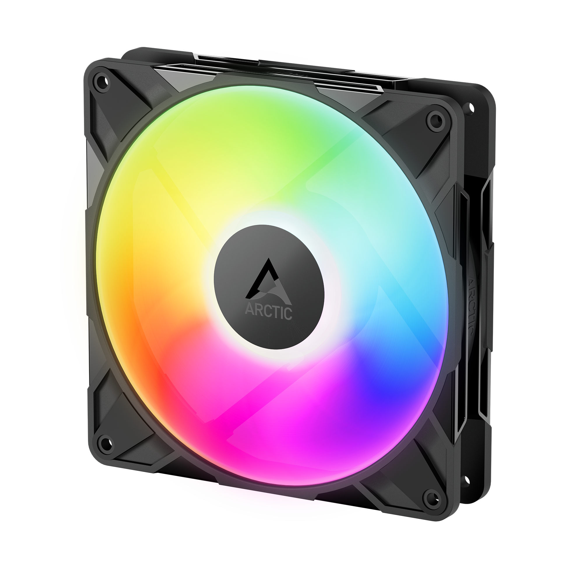 Set 3 ventilatoare Arctic "P14 Pro A-RGB - 3 Pack", 140mm, 600 - 3000 RPM, FDB, 110 cfm, 4-Pin Fan Plug + 4-Pin Socket, lungime cablu 400 mm + 80 mm Daisy-Chain, negru, "ACFAN00320A" - 4895265000447