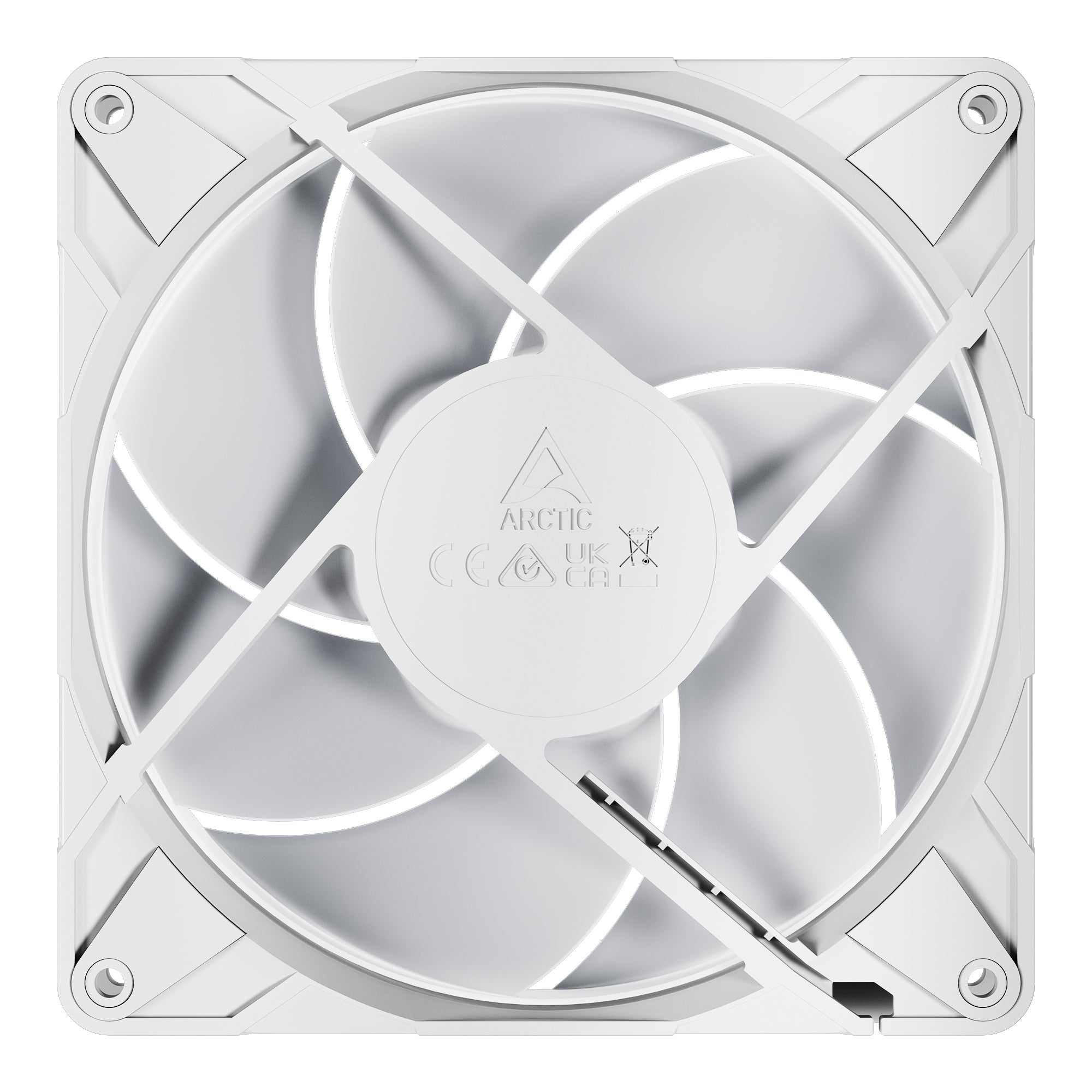 Ventilator Arctic "P14 Pro PST", 140mm, 600 - 3000 RPM, FDB, 110 cfm, 4-Pin Fan Plug + 4-Pin Socket, lungime cablu 400 mm + 80 mm Daisy-Chain, alb, "ACFAN00317A" - 4895265000416