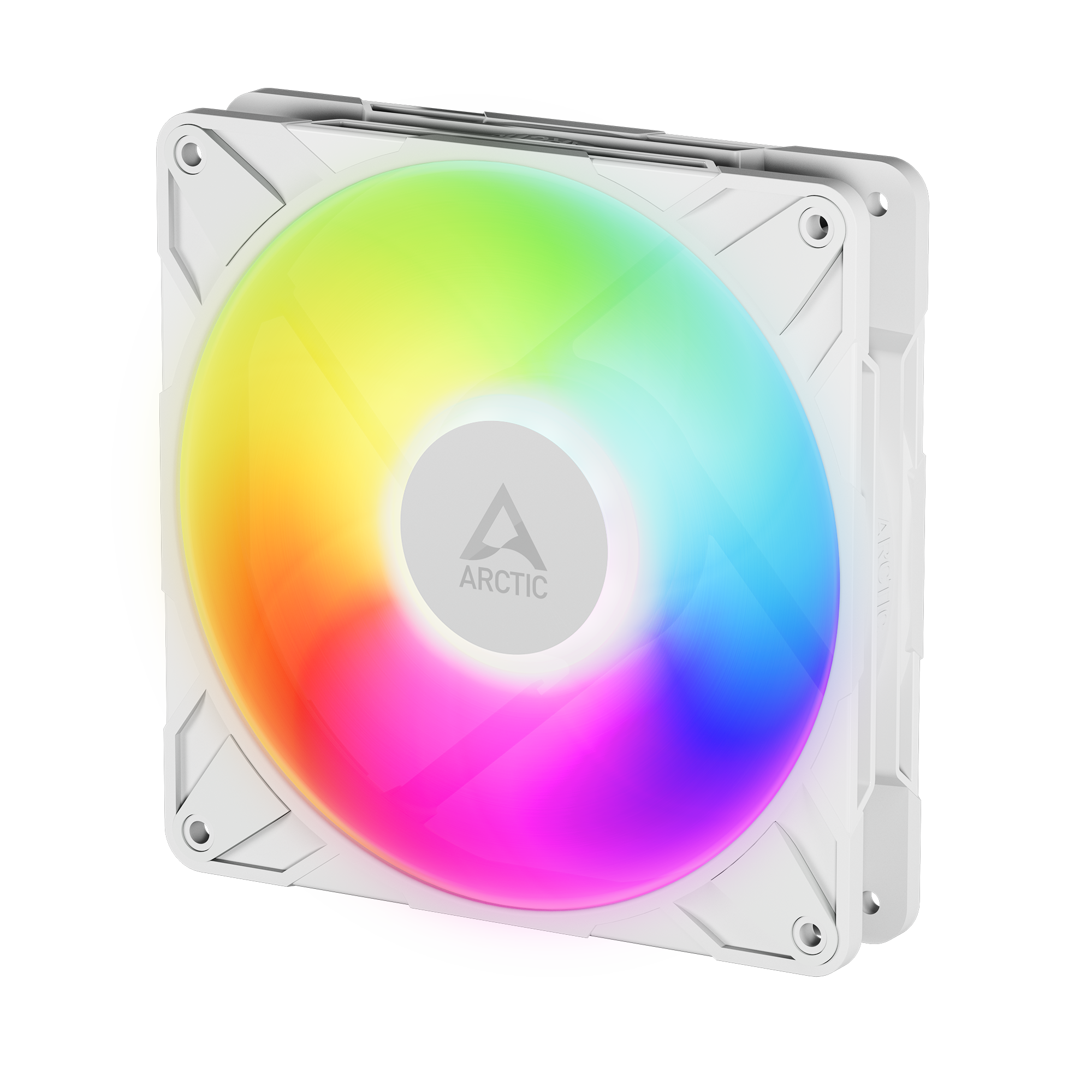 Ventilator Arctic "P14 Pro A-RGB", 140mm, 400 - 2500 RPM, FDB, 110 cfm, 4-Pin Fan Plug + 4-Pin Socket, lungime cablu 400 mm + 80 mm Daisy-Chain, alb, "ACFAN00318A" - 4895265000423