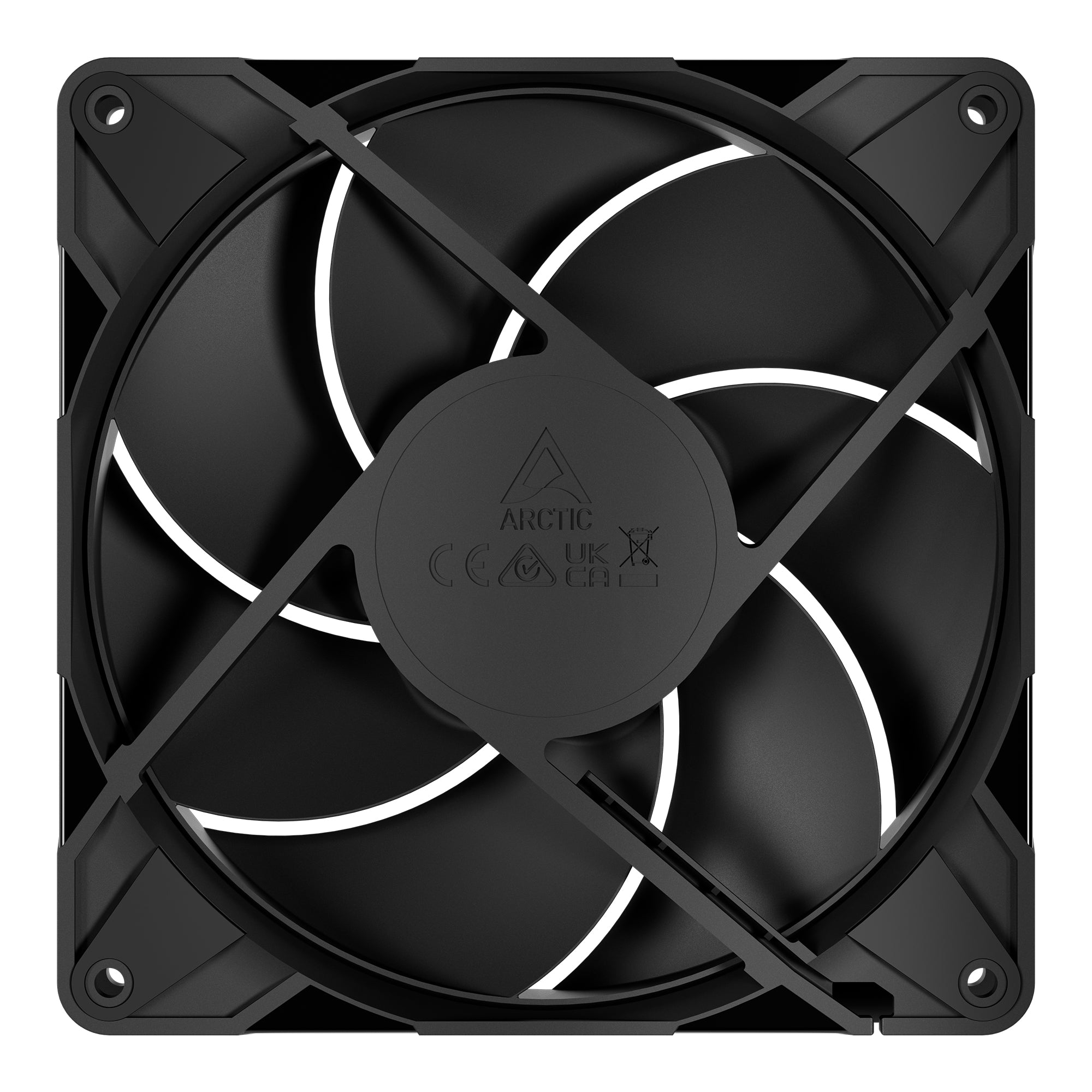 Ventilator Arctic "P14 Pro PST CO", 140mm, 600 - 3000 RPM, Dual Ball Bearing, 110 cfm, 4-Pin Fan Plug + 4-Pin Socket, lungime cablu 400 mm + 80 mm Daisy-Chain, negru, "ACFAN00316A" - 4895265000409