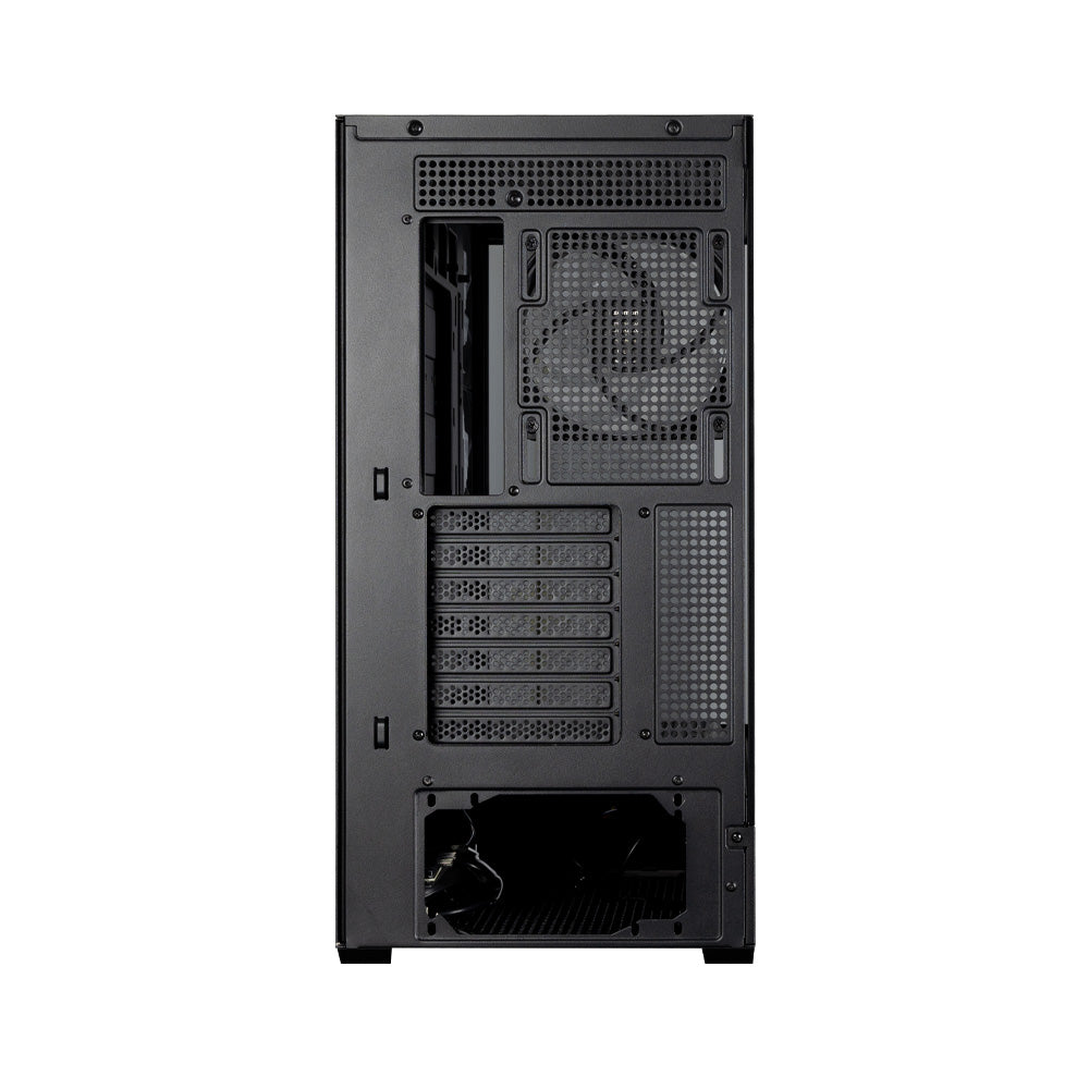 CARCASA Zalman "P40 DS", middle tower, gaming, fara sursa, suporta 10xfan, 4xfan inclus, PSU shroud, display 9.1inch, USB Type-C x 1, USB 3.1 gen1 x 2, audio+mic, , negru, "P40 DS Black"