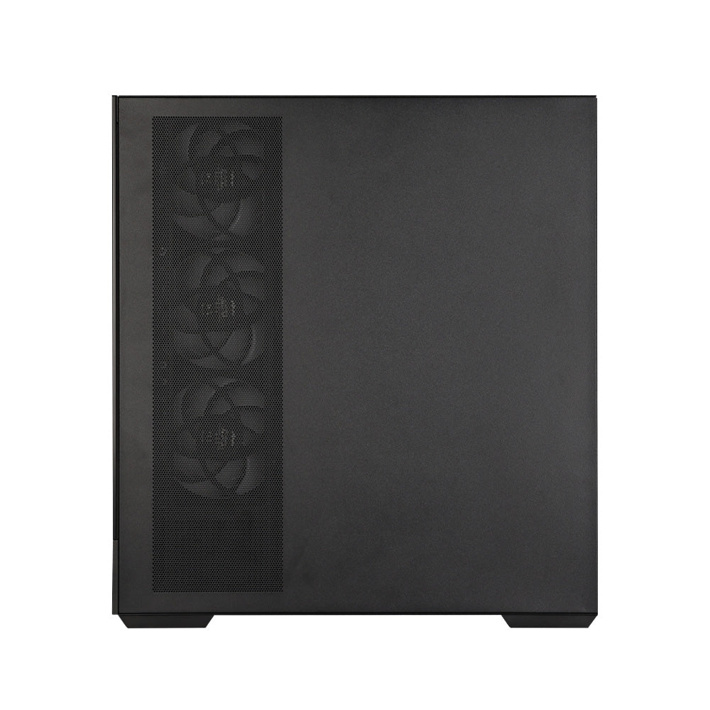 CARCASA Zalman "P40 NAMU", middle tower, gaming, fara sursa, suporta 10xfan, 4xfan inclus, PSU shroud, afisaj electronic, USB Type-C x 1, USB 3.1 gen1 x 2, audio+mic, 7 sloturi expansiune, negru, "P40 NAMU Black"
