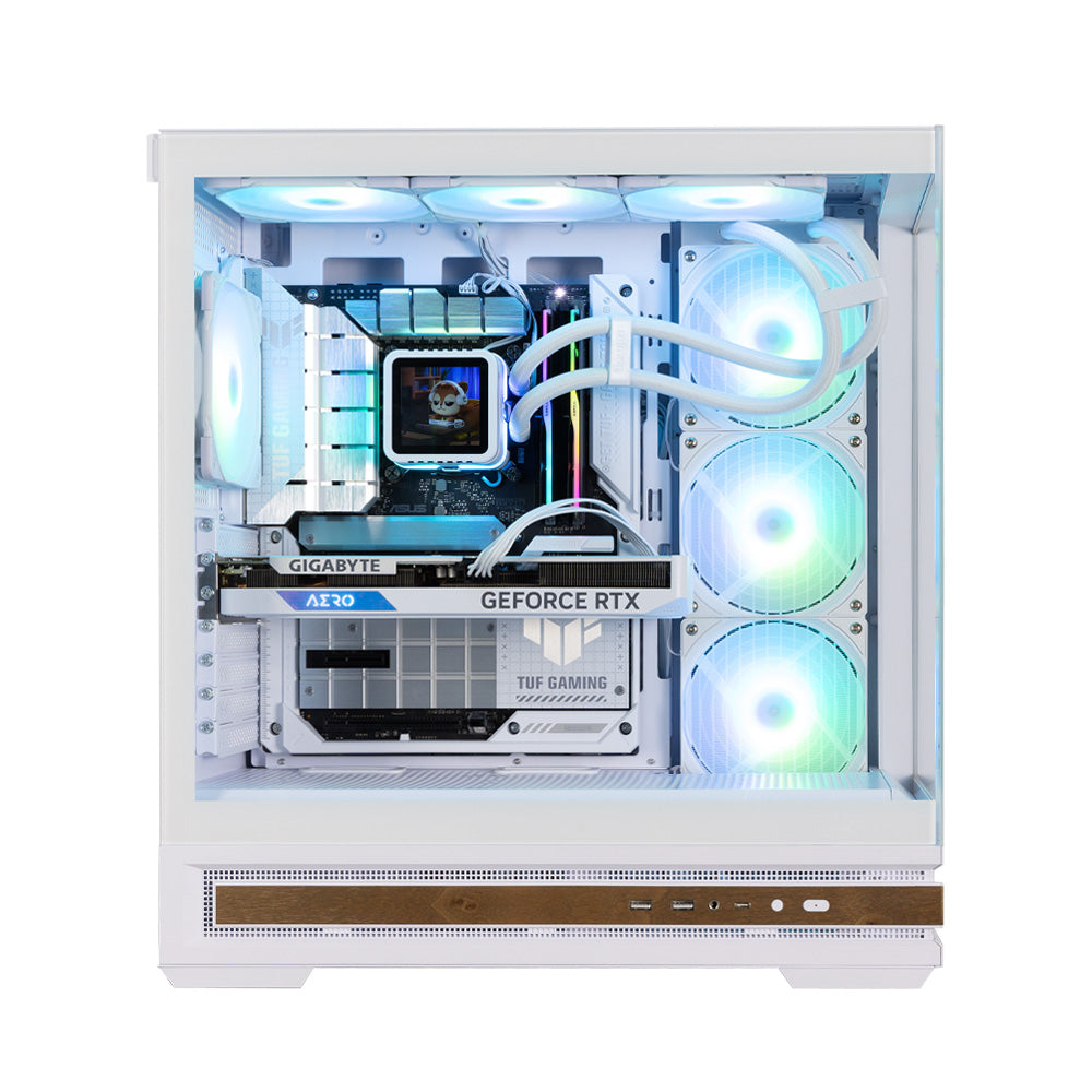 CARCASA Zalman "P40 NAMU", middle tower, gaming, fara sursa, suporta 10xfan, 4xfan inclus, PSU shroud, afisaj electronic, USB Type-C x 1, USB 3.1 gen1 x 2, audio+mic, 7 sloturi expansiune, alb, "P40 NAMU White"