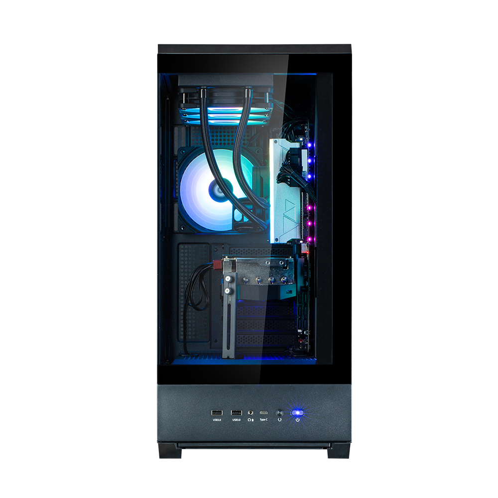 CARCASA Zalman "P50", middle tower, gaming, fara sursa, suporta 10xfan, 1xfan inclus, PSU shroud, USB 3.1 gen1 x 2, audio+mic, 7 sloturi expansiune, negru, "P50 Black"