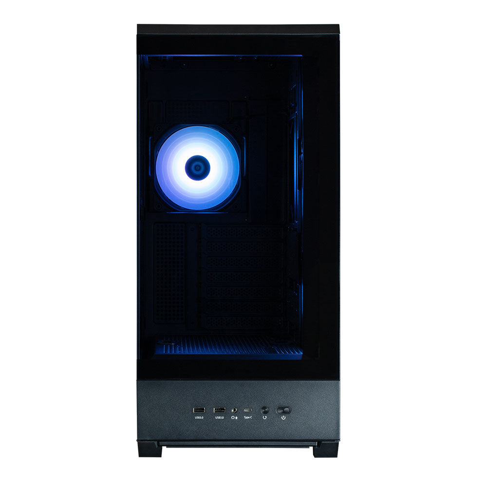 CARCASA Zalman "P50", middle tower, gaming, fara sursa, suporta 10xfan, 1xfan inclus, PSU shroud, USB 3.1 gen1 x 2, audio+mic, 7 sloturi expansiune, negru, "P50 Black"