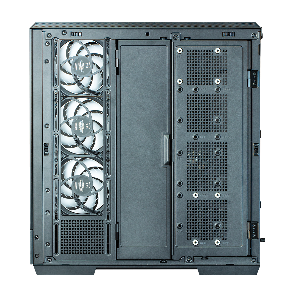 CARCASA Zalman "P50 DS", middle tower, gaming, fara sursa, suporta 10xfan, 4xfan inclus, PSU shroud, USB 3.1 gen1 x 2, audio+mic, 7 sloturi expansiune, negru, "P50 DS Black"