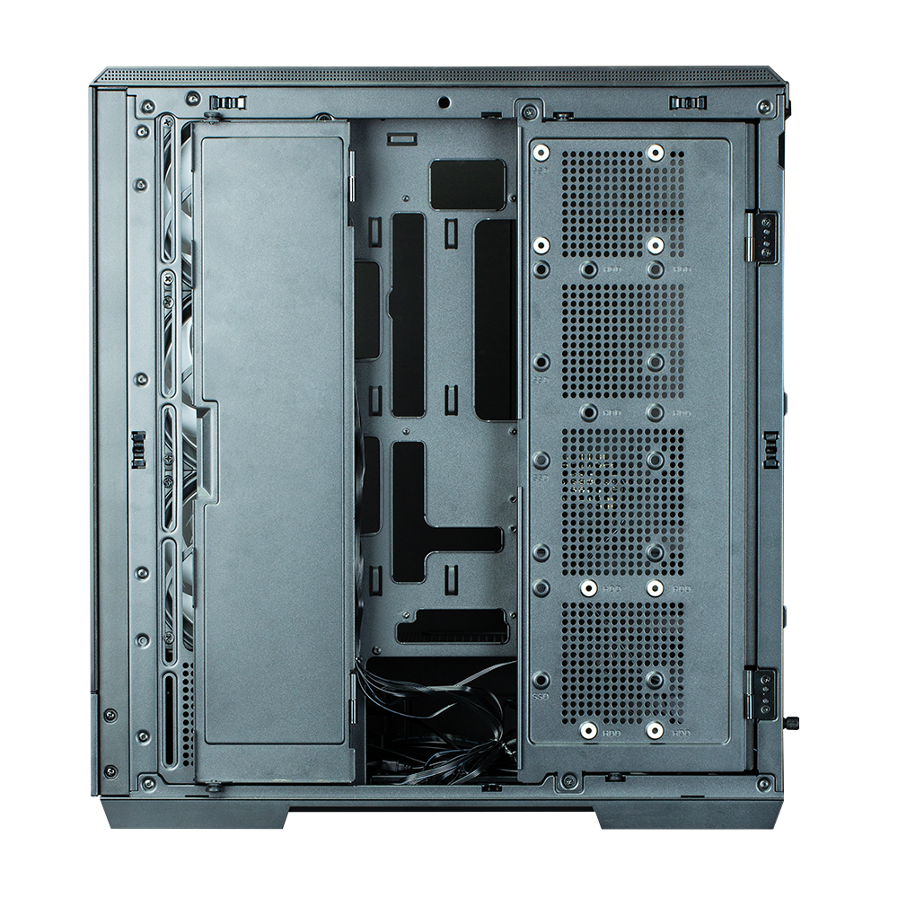 CARCASA Zalman "P50", middle tower, gaming, fara sursa, suporta 10xfan, 1xfan inclus, PSU shroud, USB 3.1 gen1 x 2, audio+mic, 7 sloturi expansiune, negru, "P50 Black"