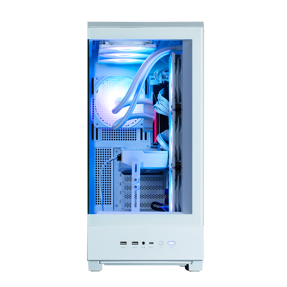 CARCASA Zalman "P50", middle tower, gaming, fara sursa, suporta 10xfan, 1xfan inclus, PSU shroud, USB 3.1 gen1 x 2, audio+mic, 7 sloturi expansiune, alb, "P50 White"