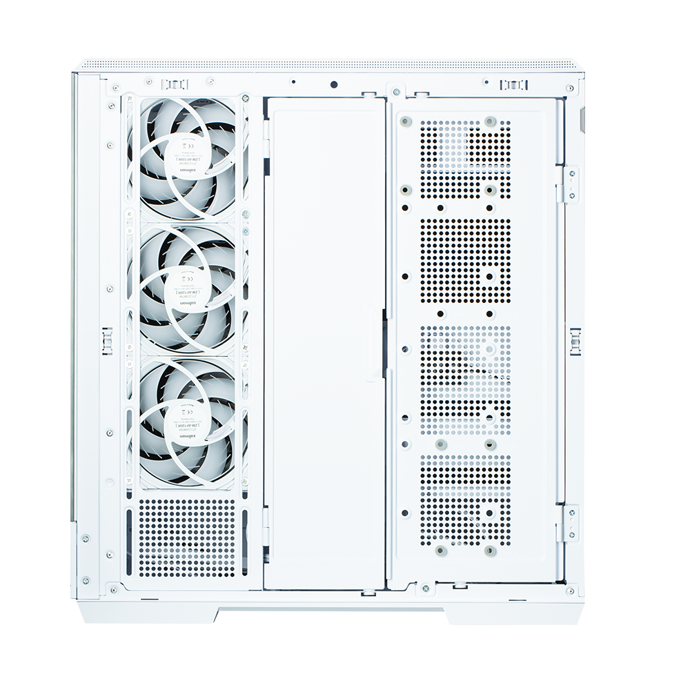 CARCASA Zalman "P50 DS", middle tower, gaming, fara sursa, suporta 10xfan, 4xfan inclus, PSU shroud, afisaj electronic, USB Type-C x 1, USB 3.1 gen1 x 2, audio+mic, 7 sloturi expansiune, alb, "P50 DS White"