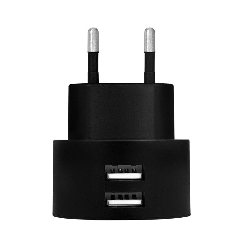 ALIMENTATOR retea 220V LOGILINK, universal, 2 x USB-A, maxim 2.1A, 10.5W, suport OCP/OVP/OHP/SCP, negru, "PA0218"