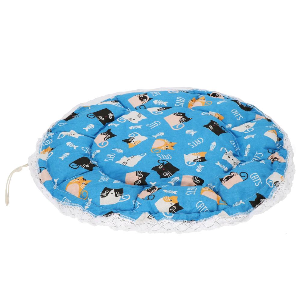 Culcus transformabil pentru pisici, tip saltea cu pereti, 73 cm, albastru