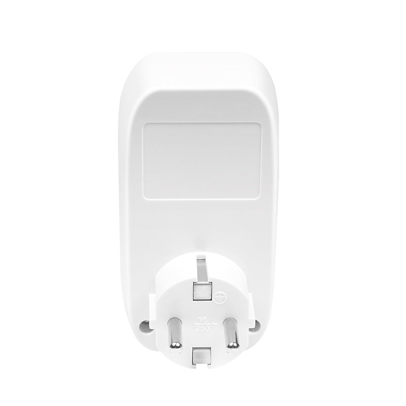 ADAPTOR LOGILINK, Schuko x 1, senzor miscare PIR, detector zi/noapte, IP20, 230 V/16A 50Hz max. 800W (bec luminos) sau max. 300W (LED), alb "PA0248" (include TV 0.18lei)
