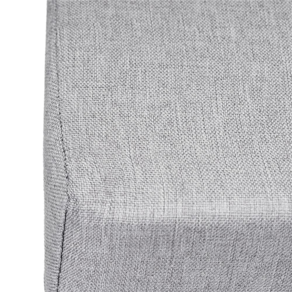 Scara pentru animale de companie, caini sau pisici, 3 trepte, antiderapanta, husa detasabila, inaltime 30 cm, gri deschis