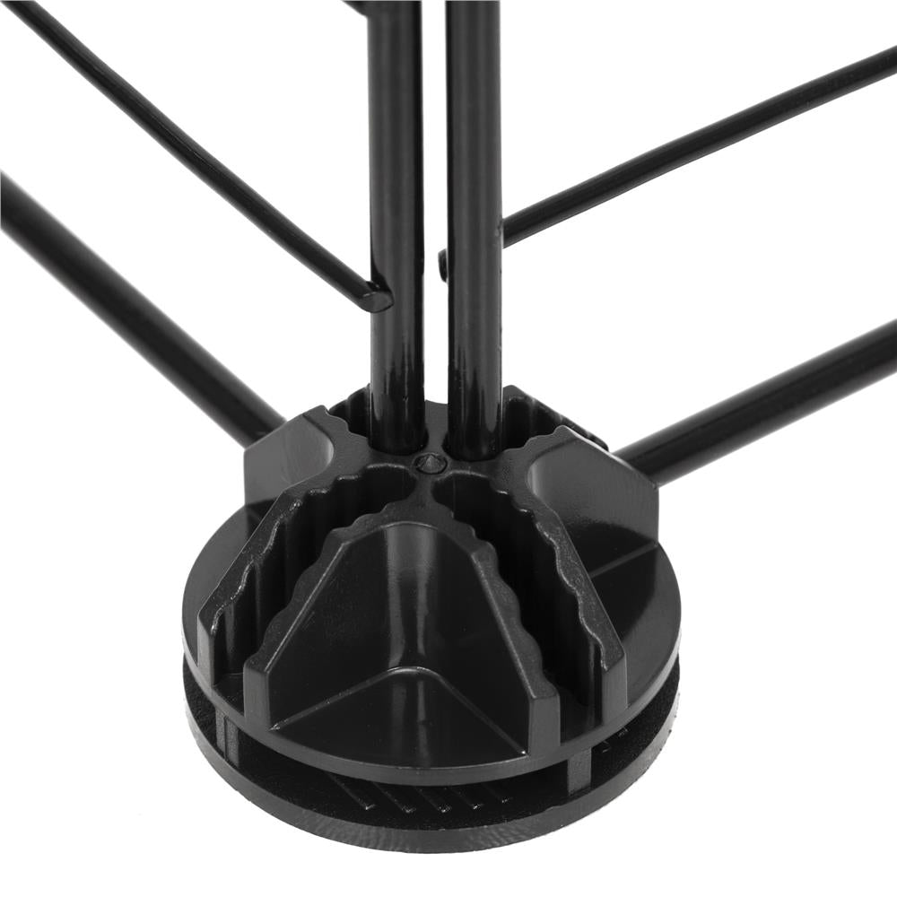 Tarc modular pentru animale cu 12 panouri metalice, pliabil, configurabil, 143x71x46 cm negru